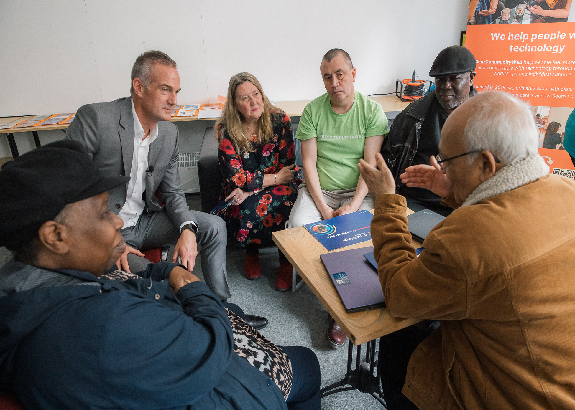 Peter Kyle at ClearCommunityWeb digital inclusion hub